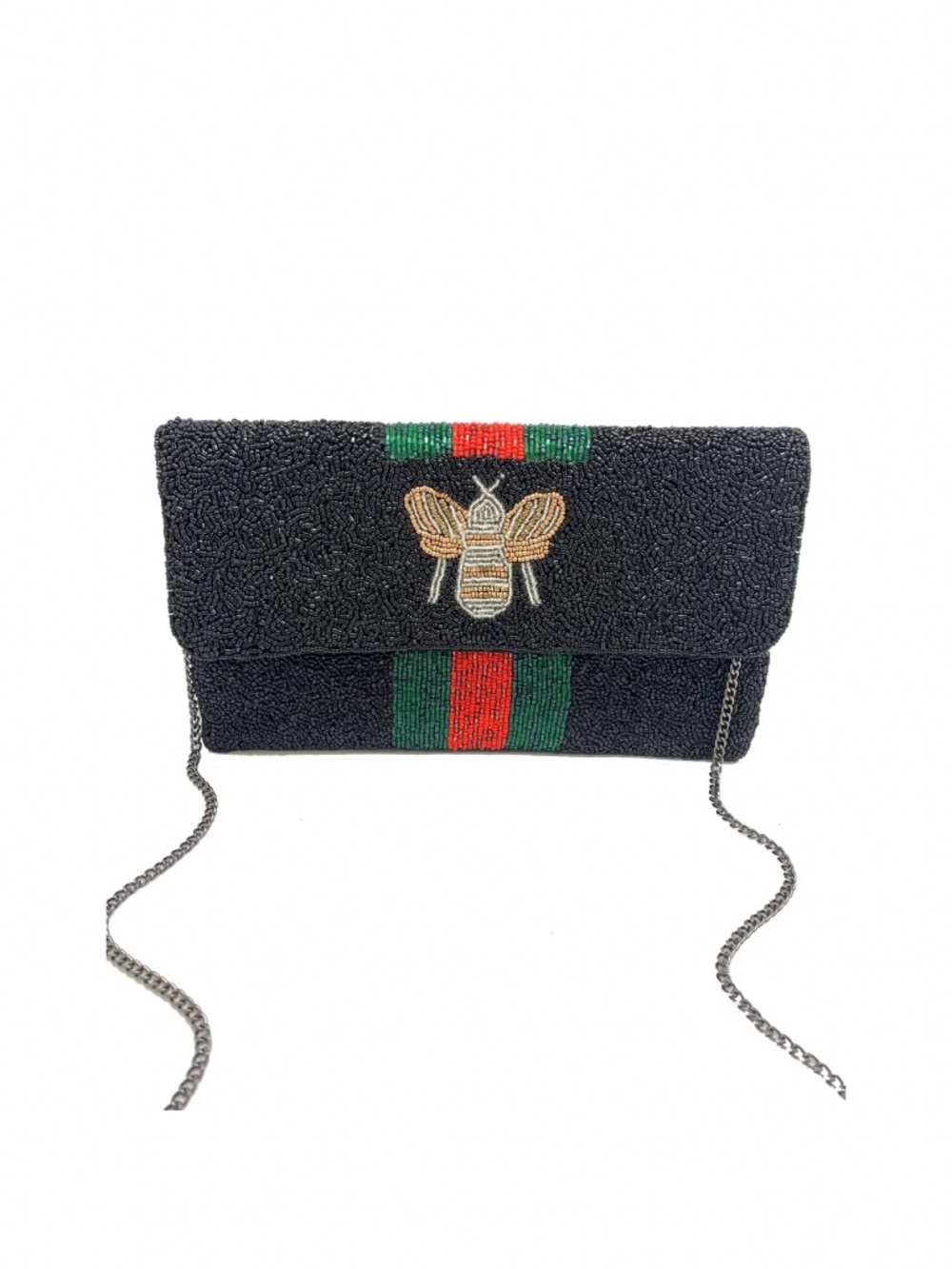 Beaded Bee Clutch - Designer Inspired
